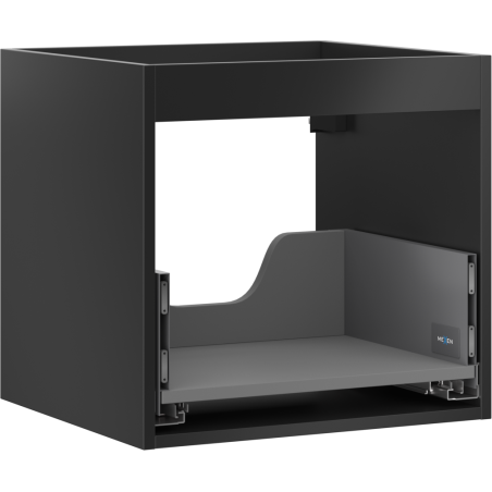 Mexen Box-A Waschtischunterschrank Korpus 50 cm, 1 Schublade, schwarz matt - 91AX0-0500-470-1-71