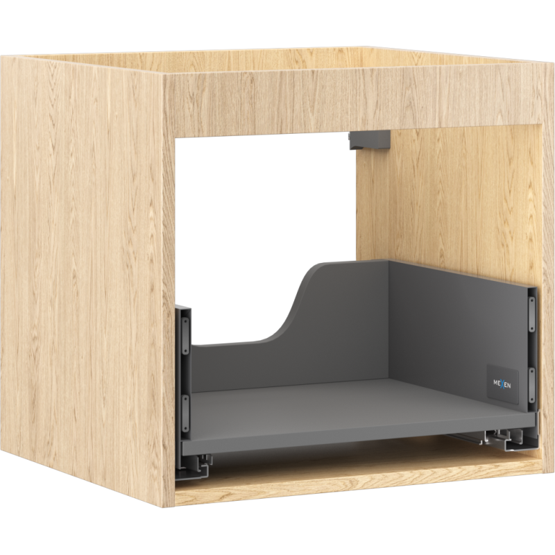 Mexen Box-A Korpus des Waschbeckenunterschranks 50 cm, 1 Schublade, Eiche - 91AX0-0500-470-1-81
