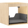 Mexen Box-A Korpus des Waschbeckenunterschranks 50 cm, 1 Schublade, Eiche - 91AX0-0500-470-1-81
