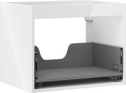 Mexen Box-A Unterschrankkorpus 60 cm, 1 Schublade, Weiß Hochglanz - 91AX0-0600-470-1-00