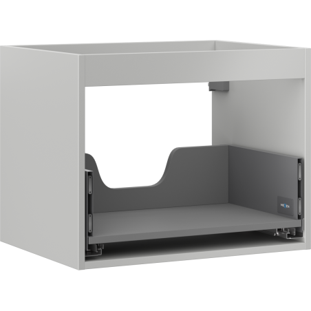 Mexen Box-A Korpus des Waschtischunterschranks 60 cm, 1 Schublade, Grau matt - 91AX0-0600-470-1-62