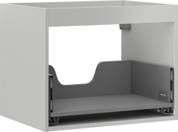 Mexen Box-A Korpus des Waschtischunterschranks 60 cm, 1 Schublade, Grau matt - 91AX0-0600-470-1-62