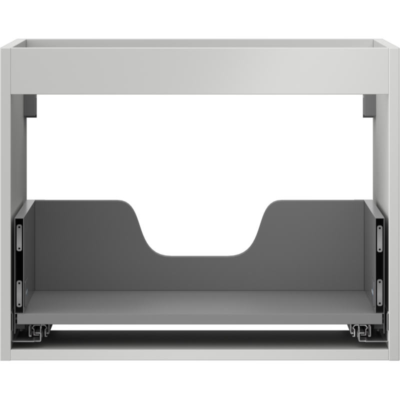 Mexen Box-A Korpus des Waschtischunterschranks 60 cm, 1 Schublade, Grau matt - 91AX0-0600-470-1-62