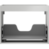 Mexen Box-A Korpus des Waschtischunterschranks 60 cm, 1 Schublade, Grau matt - 91AX0-0600-470-1-62