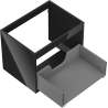 Mexen Box-A Unterschrankkorpus 60 cm, 1 Schublade, schwarz glänzend - 91AX0-0600-470-1-70