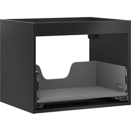 Mexen Box-A Korpus für Unterschrank 60 cm, 1 Schublade, Schwarz matt - 91AX0-0600-470-1-71