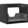 Mexen Box-A Korpus für Unterschrank 60 cm, 1 Schublade, Schwarz matt - 91AX0-0600-470-1-71