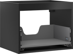 Mexen Box-A Korpus für Unterschrank 60 cm, 1 Schublade, Schwarz matt - 91AX0-0600-470-1-71