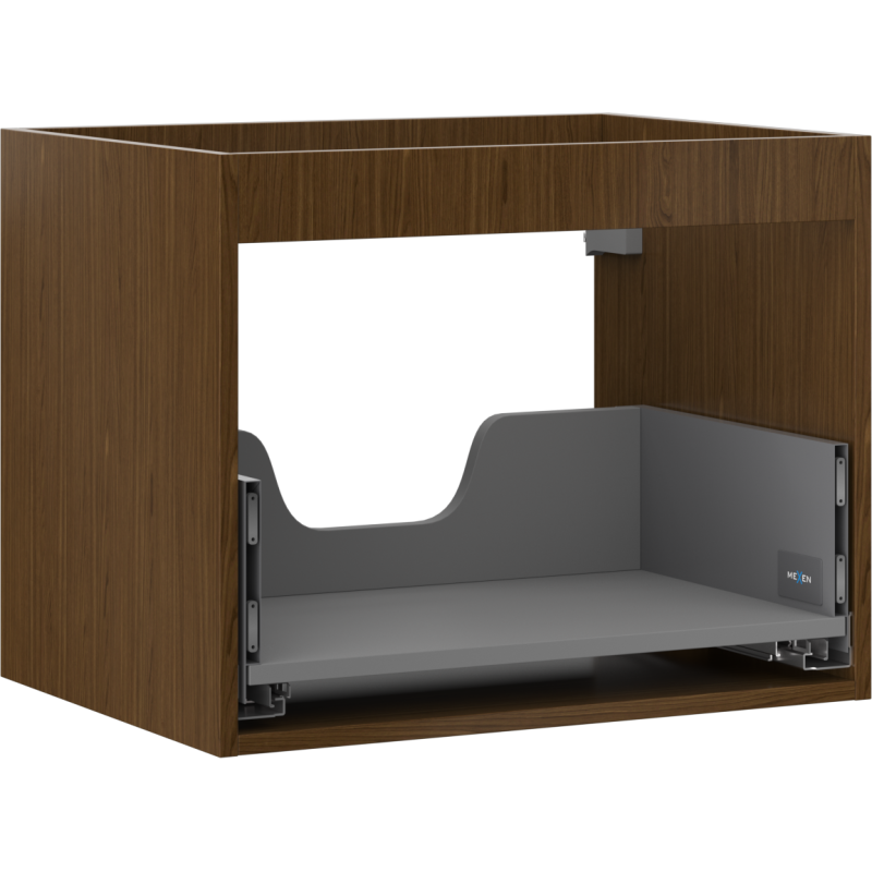 Mexen Box-A Unterschrankkorpus 60 cm, 1 Schublade, Nussbaum - 91AX0-0600-470-1-86