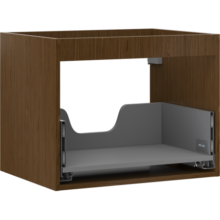 Mexen Box-A Unterschrankkorpus 60 cm, 1 Schublade, Nussbaum - 91AX0-0600-470-1-86