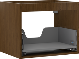 Mexen Box-A Unterschrankkorpus 60 cm, 1 Schublade, Nussbaum - 91AX0-0600-470-1-86