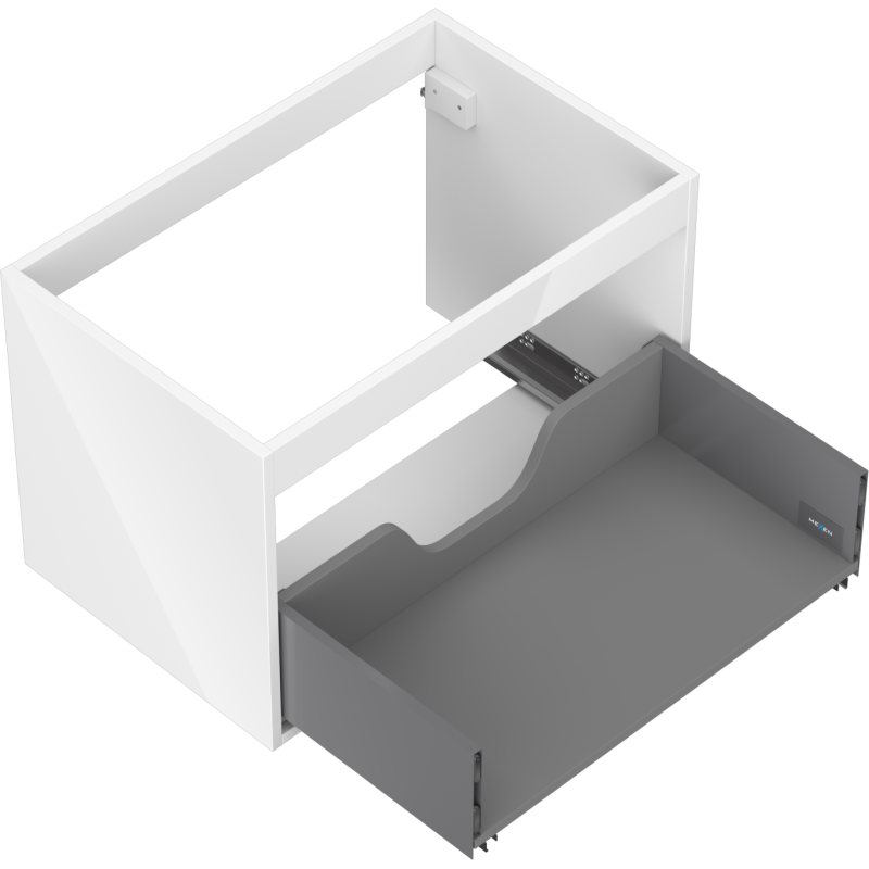 Mexen Box-A Unterschrankkorpus 70 cm, 1 Schublade, weiß glanz - 91AX0-0700-470-1-00