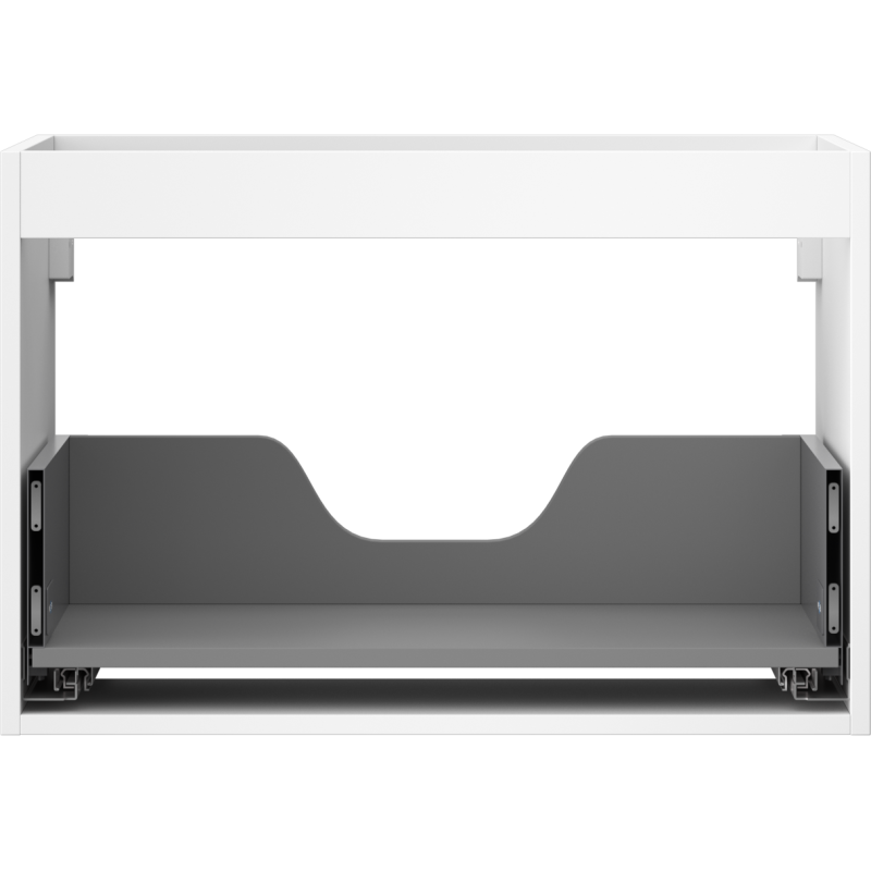 Mexen Box-A Korpus des Waschtischunterschranks 70 cm, 1 Schublade, Weiß Matt - 91AX0-0700-470-1-01
