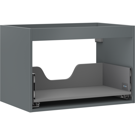 Mexen Box-A Korpus des Waschtischunterschranks 70 cm, 1 Schublade, Mattgrafit - 91AX0-0700-470-1-66