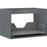 Mexen Box-A Korpus des Waschtischunterschranks 70 cm, 1 Schublade, Mattgrafit - 91AX0-0700-470-1-66