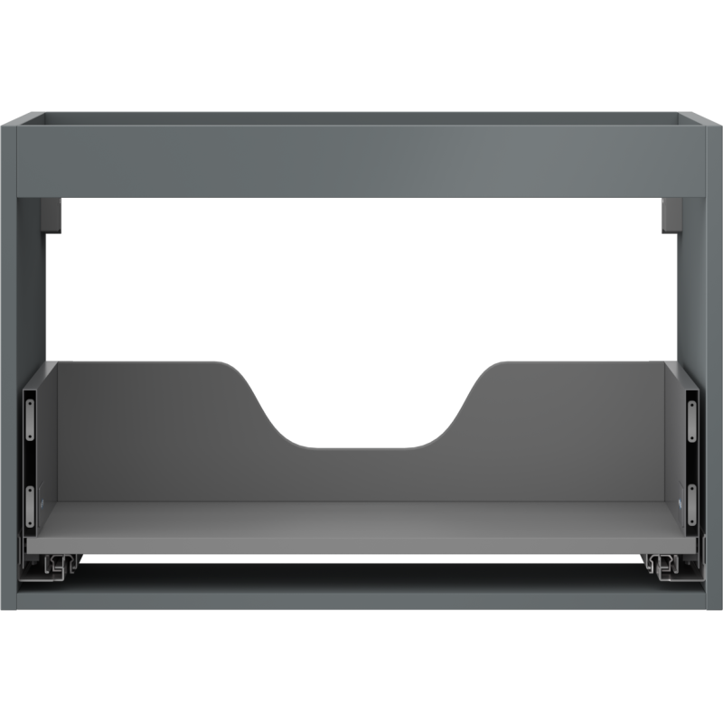 Mexen Box-A Korpus des Waschtischunterschranks 70 cm, 1 Schublade, Mattgrafit - 91AX0-0700-470-1-66