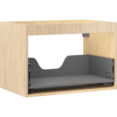 Mexen Box-A Korpus des Waschtischunterschranks 70 cm, 1 Schublade, Eiche - 91AX0-0700-470-1-81