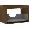 Mexen Box-A Korpus des Waschtischunterschranks 70 cm, 1 Schublade, Nussbaum - 91AX0-0700-470-1-86