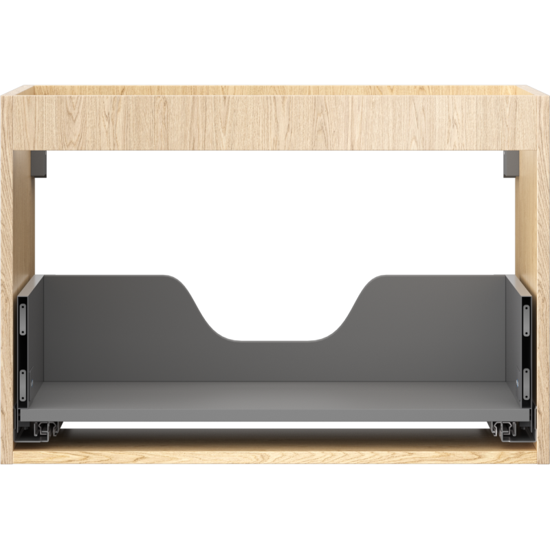 Mexen Box-A Korpus des Waschtischunterschranks 70 cm, 1 Schublade, Eiche - 91AX0-0700-470-1-81