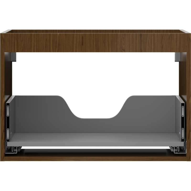Mexen Box-A Korpus des Waschtischunterschranks 70 cm, 1 Schublade, Nussbaum - 91AX0-0700-470-1-86
