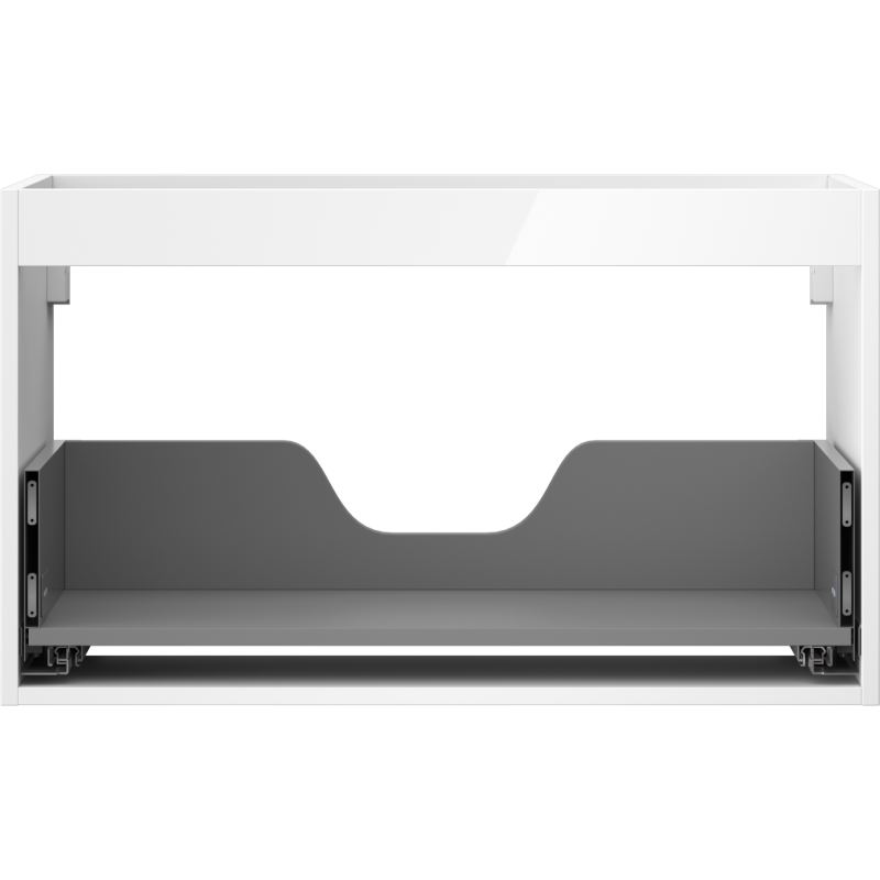 Mexen Box-A Unterschrankkorpus 80 cm, 1 Schublade, weiß glänzend - 91AX0-0800-470-1-00