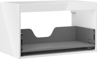 Mexen Box-A Unterschrankkorpus 80 cm, 1 Schublade, weiß glänzend - 91AX0-0800-470-1-00