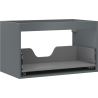 Mexen Box-A Korpus des Waschbeckenschranks 80 cm, 1 Schublade, Graphit Matt - 91AX0-0800-470-1-66