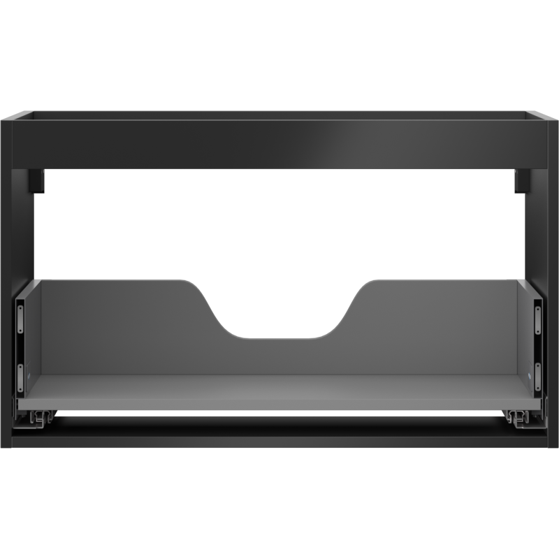 Mexen Box-A Unterschrankkorpus 80 cm, 1 Schublade, schwarz matt - 91AX0-0800-470-1-71