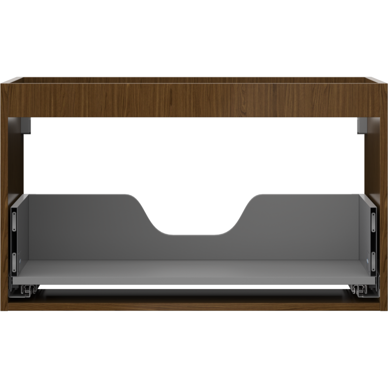 Mexen Box-A Unterschrankkorpus 80 cm, 1 Schublade, Nussbaum - 91AX0-0800-470-1-86