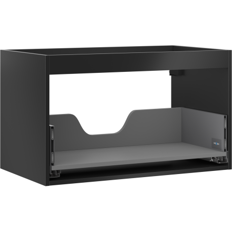 Mexen Box-A Unterschrankkorpus 80 cm, 1 Schublade, schwarz matt - 91AX0-0800-470-1-71