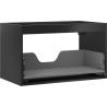 Mexen Box-A Unterschrankkorpus 80 cm, 1 Schublade, schwarz matt - 91AX0-0800-470-1-71