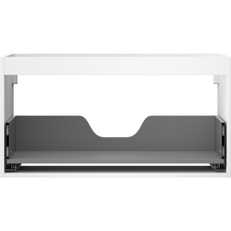 Mexen Box-A Korpus Waschbeckenschrank 90 cm, 1 Schublade, Weiß Matt - 91AX0-0900-470-1-01