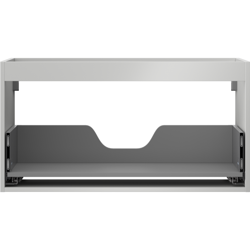 Mexen Box-A Waschtischunterschrank Korpus 90 cm, 1 Schublade, graues Matt - 91AX0-0900-470-1-62