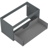 Mexen Box-A Unterschrankkorpus 90 cm, 1 Schublade, Graphit matt - 91AX0-0900-470-1-66