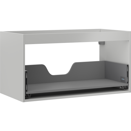 Mexen Box-A Waschtischunterschrank Korpus 90 cm, 1 Schublade, graues Matt - 91AX0-0900-470-1-62