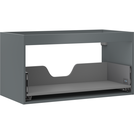 Mexen Box-A Unterschrankkorpus 90 cm, 1 Schublade, Graphit matt - 91AX0-0900-470-1-66