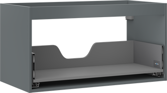 Mexen Box-A Unterschrankkorpus 90 cm, 1 Schublade, Graphit matt - 91AX0-0900-470-1-66