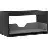 Mexen Box-A Korpus für Waschtischunterschrank 90 cm, 1 Schublade, Schwarz Matt - 91AX0-0900-470-1-71
