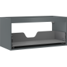 Mexen Box-A Unterschrank-Korpus 100 cm, 1 Schublade, Grafit Matt - 91AX0-1000-470-1-66