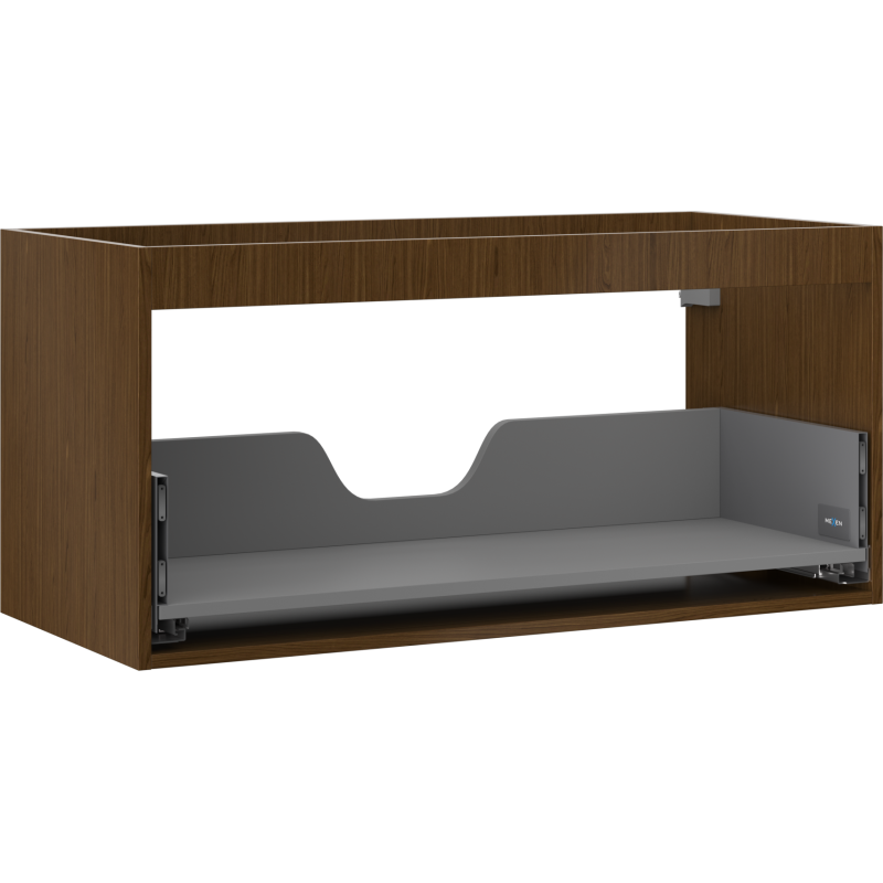 Mexen Box-A Unterschrankkorpus 100 cm, 1 Schublade, Nussbaum - 91AX0-1000-470-1-86