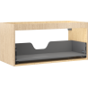 Mexen Box-A Korpus des Waschtischunterschranks 100 cm, 1 Schublade, Eiche - 91AX0-1000-470-1-81