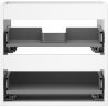Mexen Box-A Korpus des Waschtischunterschranks 50 cm, 2 Schubladen, Weiß Matt - 91AX0-0500-470-2-01