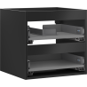 Mexen Box-A Korpus Waschtischschrank 50 cm, 2 Schubladen, Schwarz Matt - 91AX0-0500-470-2-71