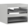 Mexen Box-A Korpus für Waschtischunterschrank 60 cm, 2 Schubladen, Grau Matt - 91AX0-0600-470-2-62