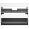 Mexen Box-A Schrankkorpus für Waschtisch 60 cm, 2 Schubladen, weiß matt - 91AX0-0600-470-2-01