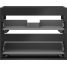 Mexen Box-A Unterschrank-Korpus, 60 cm, 2 Schubladen, Schwarz matt - 91AX0-0600-470-2-71