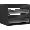 Mexen Box-A Unterschrank-Korpus, 60 cm, 2 Schubladen, Schwarz matt - 91AX0-0600-470-2-71