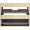 Mexen Box-A Korpus Waschtischunterschrank 60 cm, 2 Schubladen, Eiche - 91AX0-0600-470-2-81