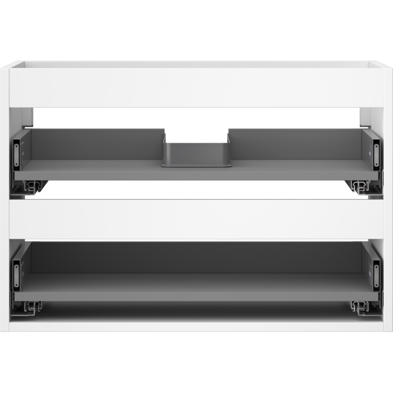 Mexen Box-A Korpus des Waschtischunterschranks 70 cm, 2 Schubladen, weiß matt - 91AX0-0700-470-2-01