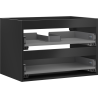 Mexen Box-A Unterschrankkorpus 70 cm, 2 Schubladen, schwarzmatt - 91AX0-0700-470-2-71